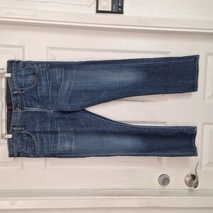 Citizens Of Humanity Blue Cropped Jeans